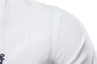 Camisa Social de Algodón AIOPESON para Hombres con Manga Larga de Alta Calidad en Color Sólido Estilo Casual para Primavera/Verano - details 9