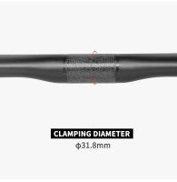 TOSEEK Full Carbon Fiber Handlebar Bent Bar Black Matte Finish Road Bike Carbon Handlebar 40/42/44 cm External Routing - details 5