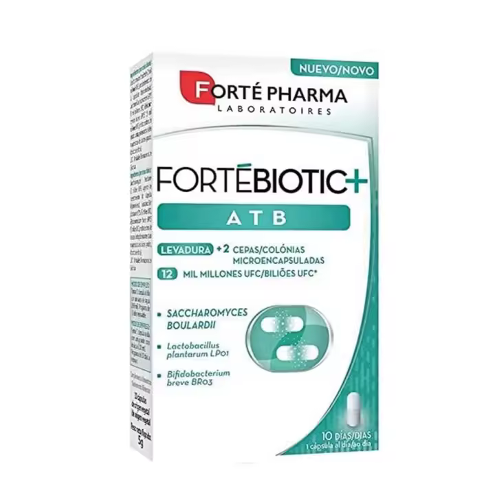 Fortepharma fortebiotic+ atb 10 cápsulas - 1