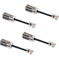 Cable De Teléfono RJ9 4P4C De 8 Pies Con Desenredador Rotativo De 360 Grados Adaptador De Cable Para Teléfono Fijo - details 7