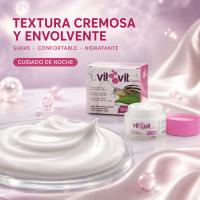 Crema Facial de Noche con Baba de Caracol VIT VIT 50 ml | Hidratante y Nutritiva para Todo Tipo de Pieles | Diet Esthetic - details 2
