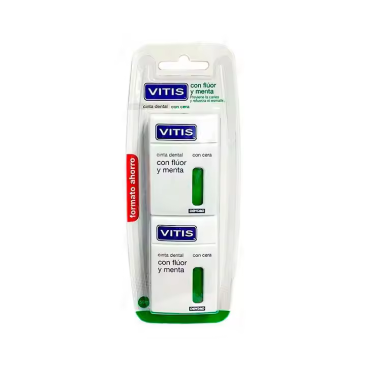Vitis Seda Dental Con Flúor Y Menta 50 m Duplo - 1