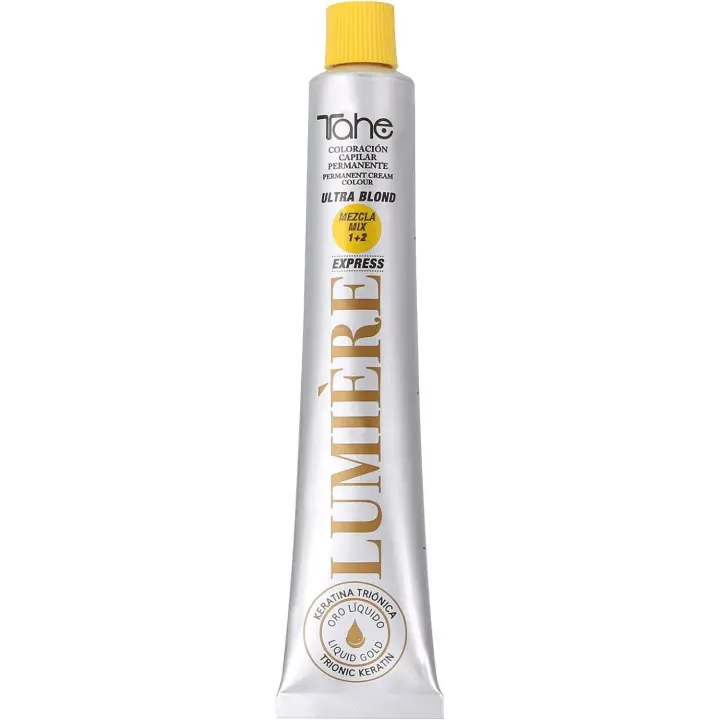 Tahe Lumiere Express Ultra Blond Tinte Nº 111 Rubio Platino Ceniza Intenso 100 ml - 1