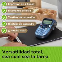 DYMO LetraTag LT-100H Rotuladora Etiquetadora, Impresora de Etiquetas Portátil | Teclado ABC / Pantalla LCD de 13 Caracteres | Perfecta para la Oficina o para el Hogar | Incluye 1 Cinta de Etiqueta de Papel Blanco - details 2