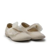 Zapatos vestir niña VULLADI 1414 CRUDO BAILARINA CRUZO LAZO TUL 35369 25V - details 0