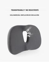 Cojín De Esponja De Memoria Para Silla Oficina Protección De Caderas Y Glúteos Alivio De Presión Para Sentarse Prolongado Ideal Para Hemorroides - details 4