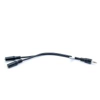 Banner - Cable divisor de audio estereo 2x Jack 3.5mm hembra a 3.5mm