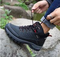 Botas De Invierno Para Hombre Calzado De Cuero De Alta Calidad Botines De Nieve Para Exteriores Y Senderismo Talla 39-46 - details 25