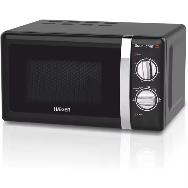 Microondas con Grill Haeger MW-70B.007A 20 L 700W Negro - 1