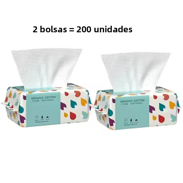 Toallas De Rostro Desechables De Algodón 100% Suaves Y Gruesas Para El Cuidado De La Piel Eliminando Maquillaje Wipes Secos Para El Baño - 1