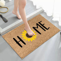 Alfombra De Puerta No Eslipiente Para Verano 40x60cm Decorativa Con Diseño deBienvenida Alfombra De Baño Y Entrada De Bajo Perfil - details 2