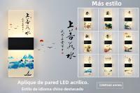 Lámpara De Pared LED De Acrílico Original Diseño Nórdico 6W Sconce Para Balcón Pasillo Lámparas De Noche Para Dormitorio Decoración De Hogar - details 0