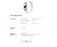Official | Xiaomi Magnetic Strap Blanco glaciar Suave para la piel - details 14