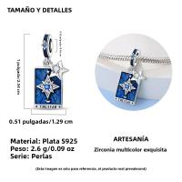 Encantos Originales De Plata 925 Para DIY Pulsera Y Collar Joyería Para Mujer Con Deseño De Sol Y Luna Joyas Delicadas - details 98