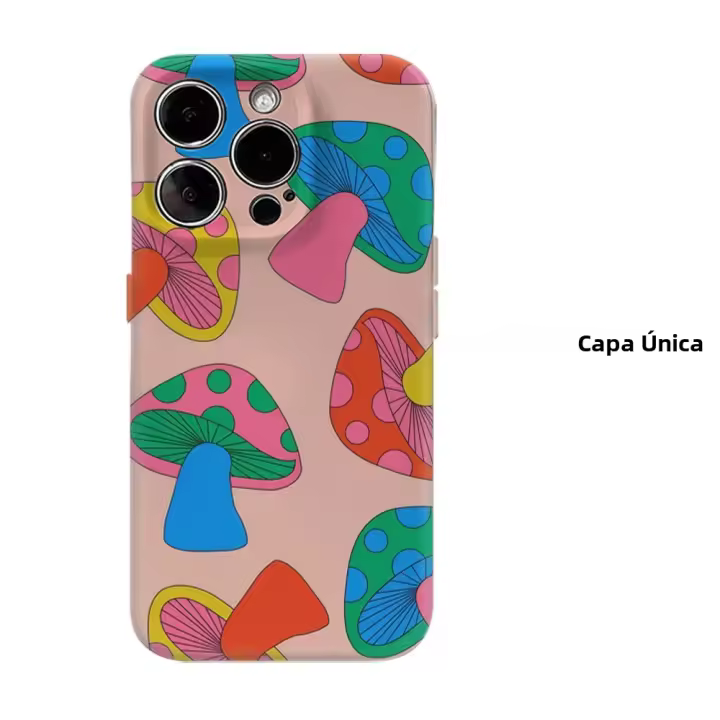 Funda De Teléfono Resistente a Golpes Y Manchas Para iPhone 17 16 15 14 13 pro Max plus Magnética Doble Capa No Comer - 1