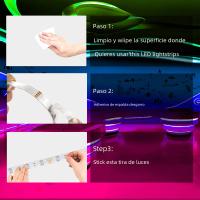 Tiras LED RGB Con Bluetooth 45M (3 Rolls De 15M) Control Remoto Y APP Para Decoración De Hogar Cambio De Color USB - details 0