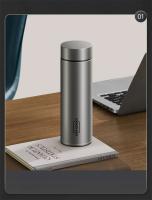 COOKER KING Taza De Té Aislada De Titanio Puro 450ml Con Estrador De Té Y Función De Infusión Para Negocios Y Viajes - details 6