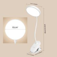Lámpara De Escritorio DC5V Con Clip Y USB Luz Nocturna LED De Lectura Con 3 Modos De Encendido Protección Ocular Para Mesa - details 1