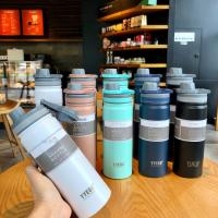 Botella Térmica De Acero Inoxidable 530ML Tyeso Taza Térmica De Viaje Termo Deportivo Para Café Con Aislamiento Térmico Insulado Para Mujeres - details 0