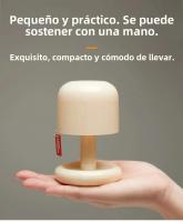 Lámpara De Mesa Creativa En Forma De Hongos Mini Recargable Con Colorido Atardecer Luz Nocturna Para Decoración De Sala De Estar Y Bar De Café - details 8