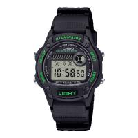 Reloj CASIO Hombre - Digital con LED Automática y Correa Bio-Resina – Negro con Detalles en Verde | 5 BAR | W-220H-1A3VEF - details 0
