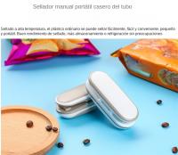 Máquina De Sellado Portátil Y Mini Para Alimentos Frutas Aperitivos Herramientas De Preservación Mano De Presión Calor Sellado - details 10