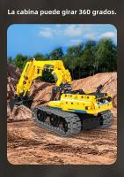Modelo De Robot RC De 3 En 1 Para Niños Juguete De Bloques De Construcción De Camión Excavadora Y Bulldozer Regalo Para Niños - details 3
