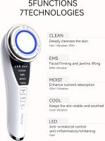 PROUTHS Masajeador Facial Antiarrugas y Reafirmante 5EN1 Pro Maquina Estetica Antienvejecimiento Cuidado Facial Antiflacidez Limpieza Profunda con Algodón (COLOR BLANCO) - details 2