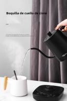 Hervidor Eléctrico 800ml De Acero Inoxidable 304 Térmico Con Control De Temperatura Para Café Y Té Con Base Giratoria De 360 Grados Y Función De Apagado Automático - details 8