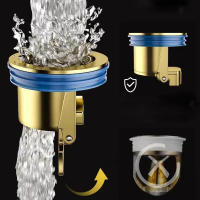 Drenaje De Piso De Cobre Para Baño Anti Olores Y Repelente De Insectos Dispositivo De Auto Sellado Accesorios De Baño - details 5
