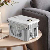 Cubeta De Agua Fría De 5L Con Grifo/Brazo Soporte Juguete De Refrigérateor Dispensador De Jugos Y Bebidas De Verano Kettle De Plástico Reutilizable Para El Fridge - details 2