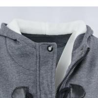 Abrigo Casual Para Mujer Con Capucha Cierre De Cremallera Outerwear Estilo Básico De Poliéster Talla 5XL Colores Variados - details 11