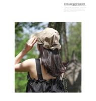 Sombrero De Pescador Con Gran Pico Y Protección Solar Para Mujer Estilo Japonés Puede Ser Atado Con Una Cola De Caballo Para El Verano - details 7