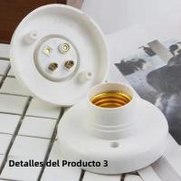 Soporte De Bombilla De Tornillo E27 1-20PCS 220V Base De Lámpara Blanca Adaptador De Soporte Para Luz De Techo - details 3