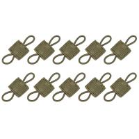 10pcs Cinta Elástica De Nylon MOLLE Con Hebilla Para Exterior Senderismo Caza Chaleco De Caza PTT Antenasticks Tubo De PVC - details 10