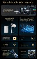 Proyector Inteligente Native 1080P Touyinger Con Android 13 WiFi Bluetooth Para Teatro En Casa Resolución Optica 1280x720dpi Luz LED 12000 Lumens - details 1