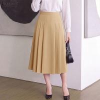 ZANZEA Falda Elegante Para Mujer Verano Largo De Color Sólido Plisado Casual Vestidos De Fiesta Streetwear Talla S-2XL - details 1