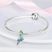 Pulsera Original De Plata 925 Con Encantos De Mariposa Abeja Y Corazón De Árbol Para Joyería De Fiestas Para Mujeres - details 22