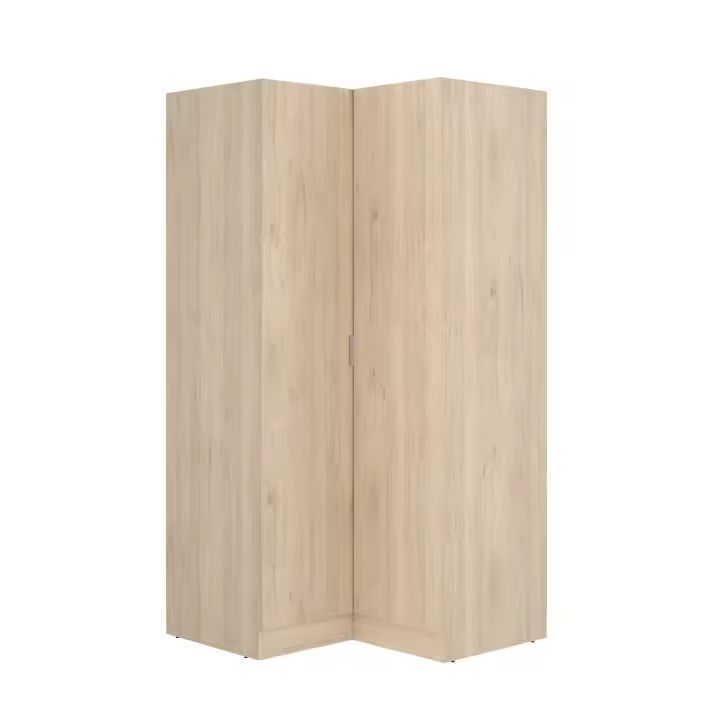 Dekit Armario de Rincón 2 Puertas ESSEN 184x91x93 Cm - Gran Capacidad de Almacenaje - 1