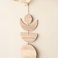 Decoración Bohemia De Luna Fase En Madera Para Pared Regalo Para Dormitorio Sala De Estar Estudio Manualidades Regalo Para Padres Y Amigos - details 5