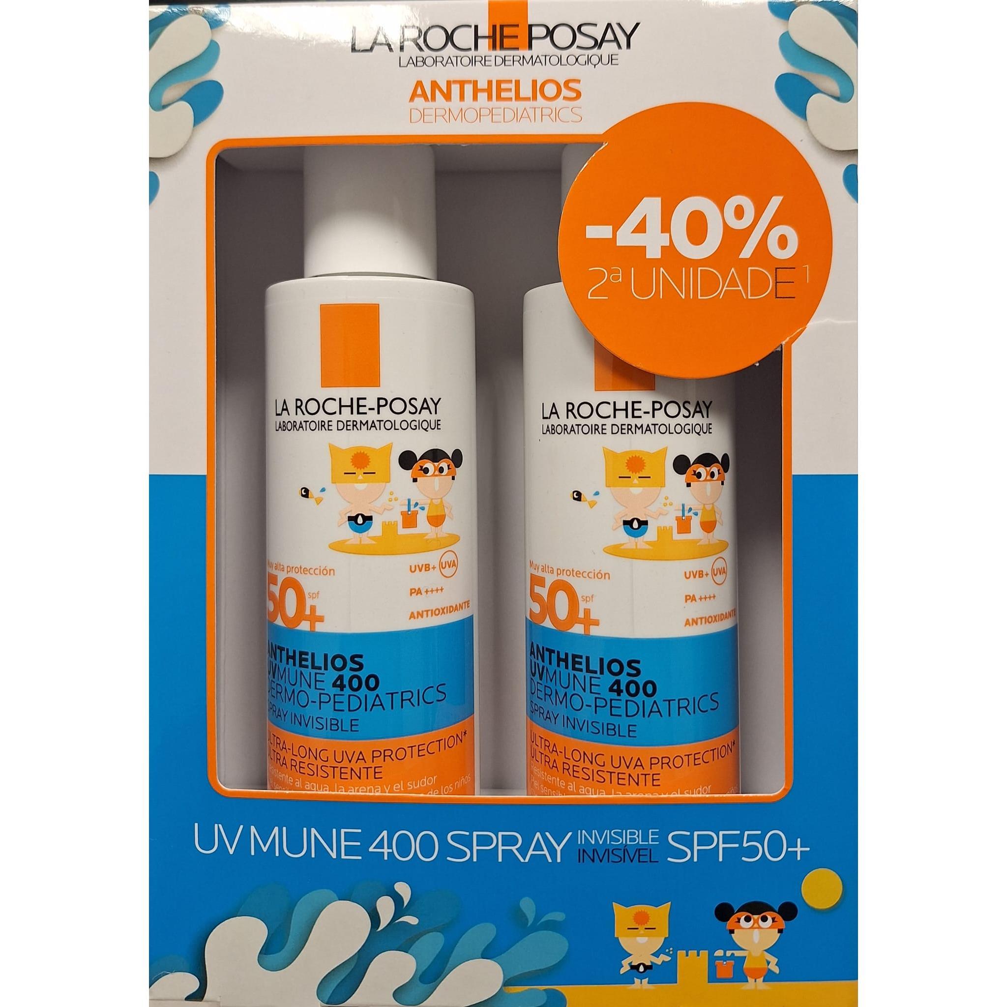 La Roche Posas Duplo Anthelios Spray Invisible Pediatrics 50+ 2 x 200ml