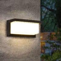 Lámpara De Pared LED Impermeable Para Exterior Iluminación De Jardín Y Villa Moderna Para Balcón Material ABS - details 2