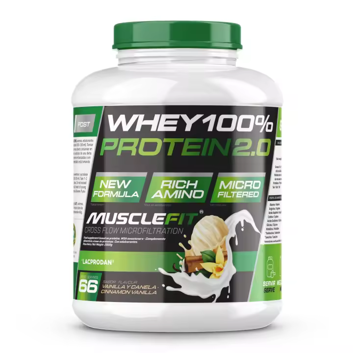 WHEY 100% Protein 2kg - MuscleFit │MUSCLECULT Creación de Músculo - 1