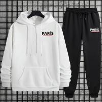 Conjunto De Ropa Deportiva Para Hombre 2025 Prenda Esencial Con Sudadera Y Pantalones Para Comodidad Diaria Otoño Invierno Estilo París - details 12