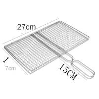 Cesta De Barbacoa Grill Redonda De Metal Resistentes Al Calor Para Carne Pescado Vegetales Tamaño Aproximado 30x30cm - details 2