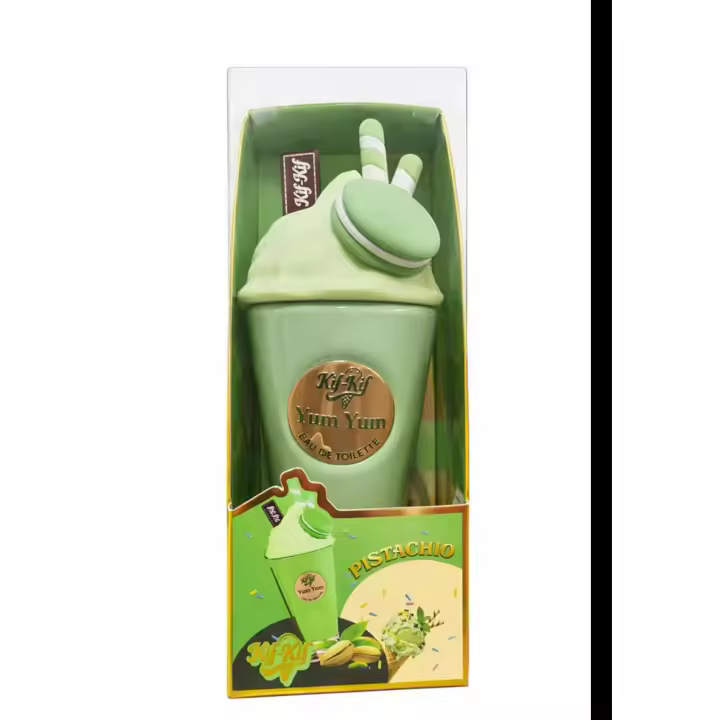 Perfume Yum Yum Pistachio Kif-Kif Eau de Toilette | Fragancia Dulce Juvenil con Diseño Original de Postre - 1