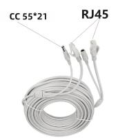 Cable De Red RJ45 Con Conector DC 12V Para Vigilancia De Video Cámara IP Extensiones De Red Cable De LAN Ethernet CAT 6 - details 0