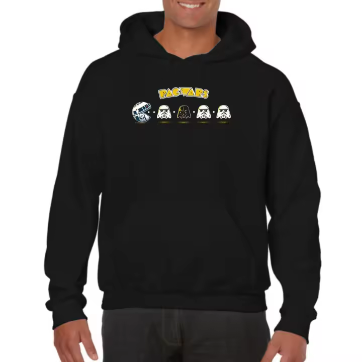 The Fan Tee Sudadera Con Capucha de HOMBRE Star Wars Dark Vather Luke Yoda Jedi Sith Millennium Falcon Milenario 205 - 1