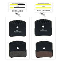 NFOX Freno De Disco Hidráulico Para Scooter Y Vehículo Eléctrico Cuatro Pistones Pastillas De Freno De Resina Semi Metálica Cerámica Base De Cobre - details 5