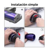 Cubierta De Cabeza Para Aspiradora Dyson V7 V8 V10 V11 V15 Motor Cabezal De Cepillo Tapa Final De Varilla De Cepillo Pieza De Repuesto Para Aspiradora Sin Cable - details 1